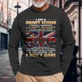 Bandiera Dell'esercito Britannico Soldatoeterano Bandiera Union Jack Forze Armate Britanniche Maglietta a maniche lunghe Regalos para ancianos