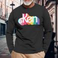 Barbie Pride Logo Ken Pride Maglietta a maniche lunghe Regalos para ancianos