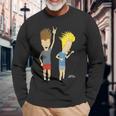 Beavis And Butt-Head Rock N Rollers Portrait Maglietta a maniche lunghe Regalos para ancianos