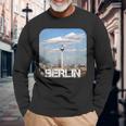 Berlin Tv Tower Langarmshirts Geschenke für alte Männer