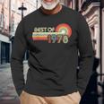 Best Of 1978 Regalointage 42 Anni 42 Compleanno Donna Uomo Maglietta a maniche lunghe Regalos para ancianos