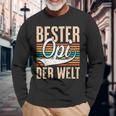 Bester Opi Der Weltintage Saying Grandfather Langarmshirts Geschenke für alte Männer