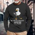 Bevor Du Fragst Nee Seagulls Kein Bock Lust Langarmshirts Geschenke für alte Männer