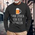 Bier Kann Spurson Bier Enthalten Bier Langarmshirts Geschenke für alte Männer