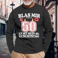 Blas Mir Die Kerzen Aus 50Th Birthday Man Langarmshirts Geschenke für alte Männer