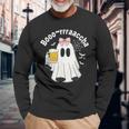 Boo-Racha Halloween Ghost Beer Borracha Long Sleeve T-Shirt Gifts for Old Men