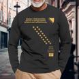 Bosnia Ljiljan Sfrj Bosna Flag Crest Langarmshirts Geschenke für alte Männer