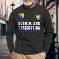 Bosnia SportFootball Jersey Flag Football Langarmshirts Geschenke für alte Männer