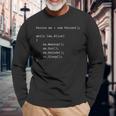 C Programmer C-Code Love Java Informatics Langarmshirts Geschenke für alte Männer