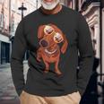 Camicia Bassotto Maglietta Divertente Per Gli Amanti Dei Cani Carini Maglietta a maniche lunghe Regalos para ancianos
