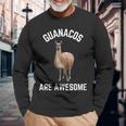 Camicia Guanaco Uomo Donna Bambino Maglietta a maniche lunghe Regalos para ancianos