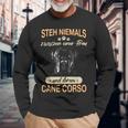 Cane Corso Italiano Dog S Langarmshirts Geschenke für alte Männer