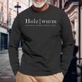 Carpenter's Holzwurm Langarmshirts Geschenke für alte Männer