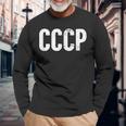Cccp Sovietica Invecchiata Maglietta a maniche lunghe Regalos para ancianos