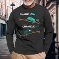 Chameleon Chameleoff Chameleon Slogan Langarmshirts Geschenke für alte Männer