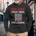 Chef Finding Immer Eine Lösung Chef Langarmshirts Geschenke für alte Männer