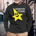 Chemnitz Sachsen Chemnitzer-Stern Graffitis Lustige Sterne Langarmshirts Geschenke für alte Männer