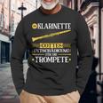 Clarinet Entschädigung Blasmusik Festival Clarinettist Langarmshirts Geschenke für alte Männer