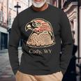 Cody Wy Aigle Indien Haida Pacific Nw T-shirt à manches longues Cadeaux pour les vieillards