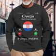 Croazia Sta Chiamando E Devo Andare Croazia Maglietta a maniche lunghe Regalos para ancianos