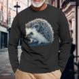 Cute Hedgehog Costume Langarmshirts Geschenke für alte Männer