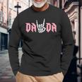 Dada Of The Bad Two The Bone Birthday 2 Years Old Birthday Long Sleeve T-Shirt Gifts for Old Men