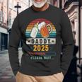 Daddy 2025 Annuncio Di Un Bebè Futuro Papà Padre In Attesa Maglietta a maniche lunghe Regalos para ancianos