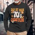 Das Ist Mein 70Er Kostüm 70S 70S Motto Party Outfit Langarmshirts Geschenke für alte Männer