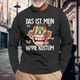 Das Ist Mein Hippie Costume 60S 70S Costume Langarmshirts Geschenke für alte Männer