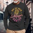 Das Ist Mein Schlager Costume Langarmshirts Geschenke für alte Männer