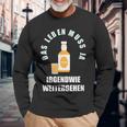 Das Leben Muss Ja Irgendwie Weiter Gehen Egg Liqueur Optimist Langarmshirts Geschenke für alte Männer