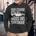 Defender D110 Geländewagen Offroad 4X4 Gelände Matsch Natur Langarmshirts Geschenke für alte Männer