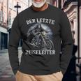 Der Letzte Reiseleiter Biker Motorrad Langarmshirts Geschenke für alte Männer