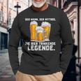 Der Mann Der Mythos Die Bier Trinkende Legende Langarmshirts Geschenke für alte Männer