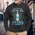 Der Tut Nichts Der Will Nur Ouzo Langarmshirts Geschenke für alte Männer