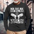 Der Tut Nix Der Will Nur Lasertag Spielen Player Laser Tag Langarmshirts Geschenke für alte Männer