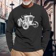 Deutz Tractor Laster Trekker Deutz Agriculture Farmillage Langarmshirts Geschenke für alte Männer