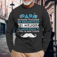 Día Del Padre El Mejor Papa Del Mundo Abuelo Hijo Hija Camiseta de manga larga Regalos para ancianos