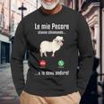 Divertente Agricoltore Allevatore Pecore Mie Pecore Chiamano Maglietta a maniche lunghe Regalos para ancianos