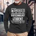 Divertente Biotecnologie Studente Che Gestisce Informazioni Maglietta a maniche lunghe Regalos para ancianos