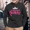 Donna Camicia Principessa Passeggero Princess Con Collo A Maglietta a maniche lunghe Regalos para ancianos