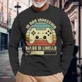Donna Gaming Giocoideo Controller Giocatore Salgo Di Livello Con Collo A Maglietta a maniche lunghe Regalos para ancianos