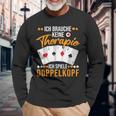 Doppelkopf Slogan Langarmshirts Geschenke für alte Männer