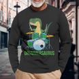 Drummer DinosauroRex Regalo Divertente Ragazzi Batteria Maglietta a maniche lunghe Regalos para ancianos