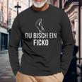 Du Ficko Lohn Italia Workelvet Gesture Langarmshirts Geschenke für alte Männer