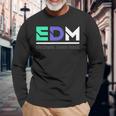 Edm Electronic Dance Music Festival Fiesta Techno Dj Camiseta de manga larga Regalos para ancianos