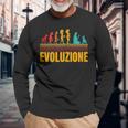 Educatore Cinofilo Addestratore Del Cane Evoluzione Maglietta a maniche lunghe Regalos para ancianos