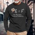 Einstein's Theory Of Relativity Musicians EFb E Fb EMc2 Maglietta a maniche lunghe Regalos para ancianos