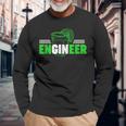 Engineer Ingenieur Gin Scritta Università Di Laurea Maglietta a maniche lunghe Regalos para ancianos