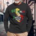 Entdecke Italien Liebe Für Essen Kultur Geschichte Italien Langarmshirts Geschenke für alte Männer